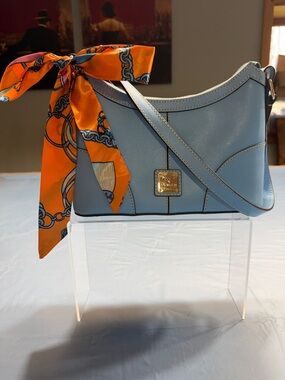 Dooney & Bourke Shoulder Bag and lovely orange scarf
